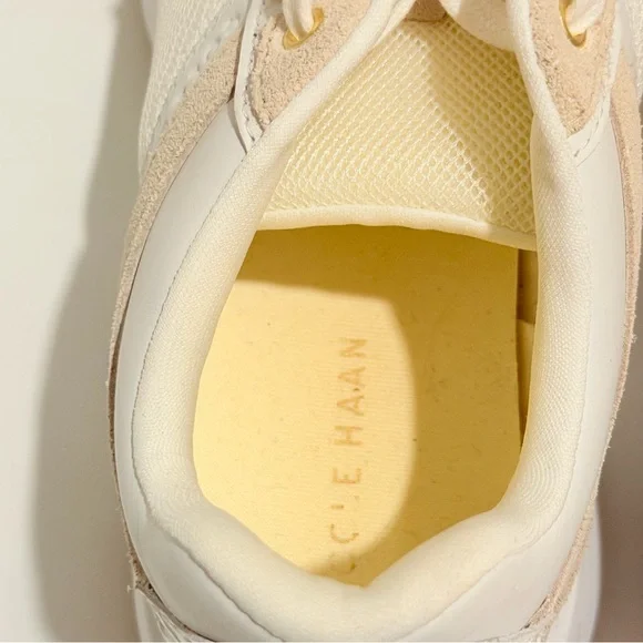 Cole Haan Neutral Mesh & Suede Women's Beige and Light Pink Sneakers 7.5 - Picture 9 of 13